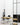 K2 Desk — Black Oak-Tecta-Chrome Frame-39cm / 15.35" Depth-Black Cloth Drawer Liner-AAVVGG