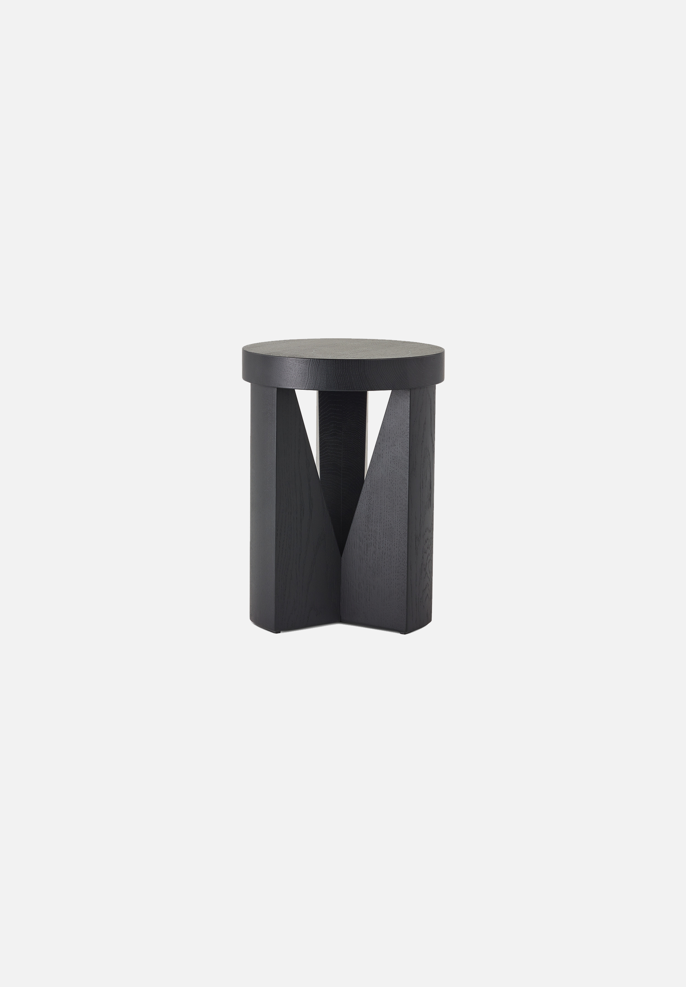 MC20 Cugino Stool/Table — Oak, Stained Black